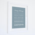 Hunstanton Typographic Print-SeaKisses