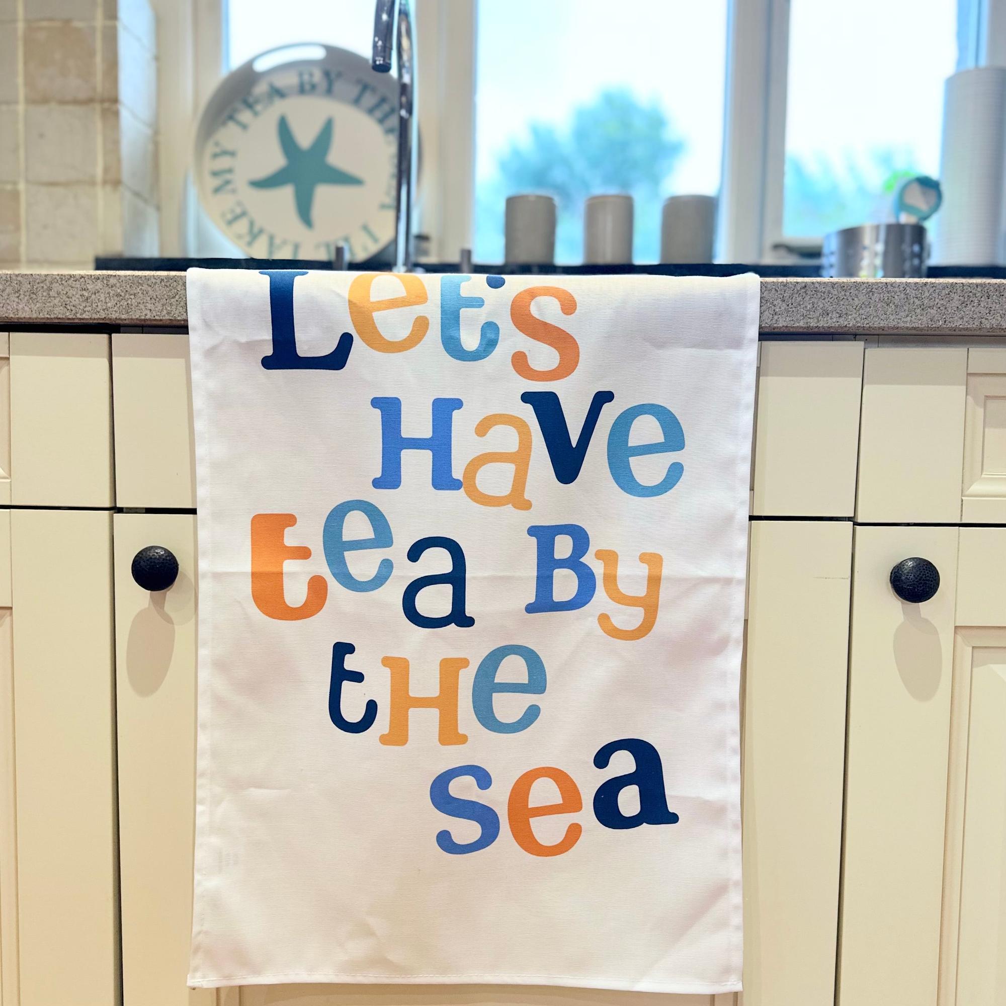 Let's Have Tea by The Sea Tea Towel-SeaKisses