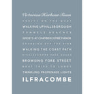 Ilfracombe Typographic Print-SeaKisses