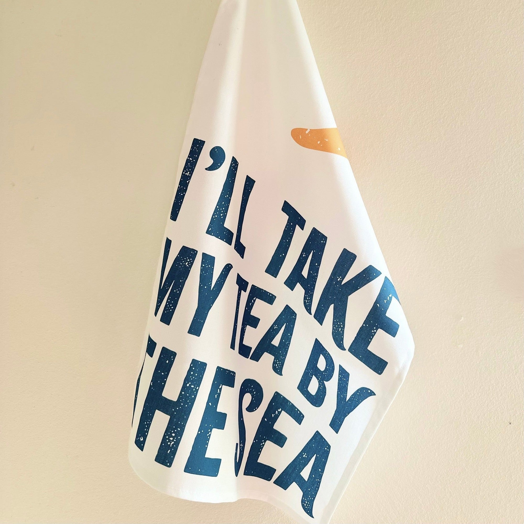 I'll Take my Tea by The Sea Tea Towel-SeaKisses