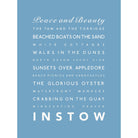 Instow Typographic Print-SeaKisses