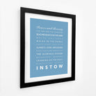 Instow Typographic Print-SeaKisses