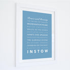 Instow Typographic Print-SeaKisses