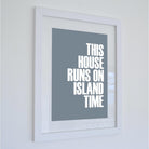 Island Time Typographic Print-SeaKisses