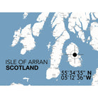 Isle of Arran Landmark Map-SeaKisses