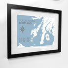 Isle of Arran Coastal Map Print-SeaKisses