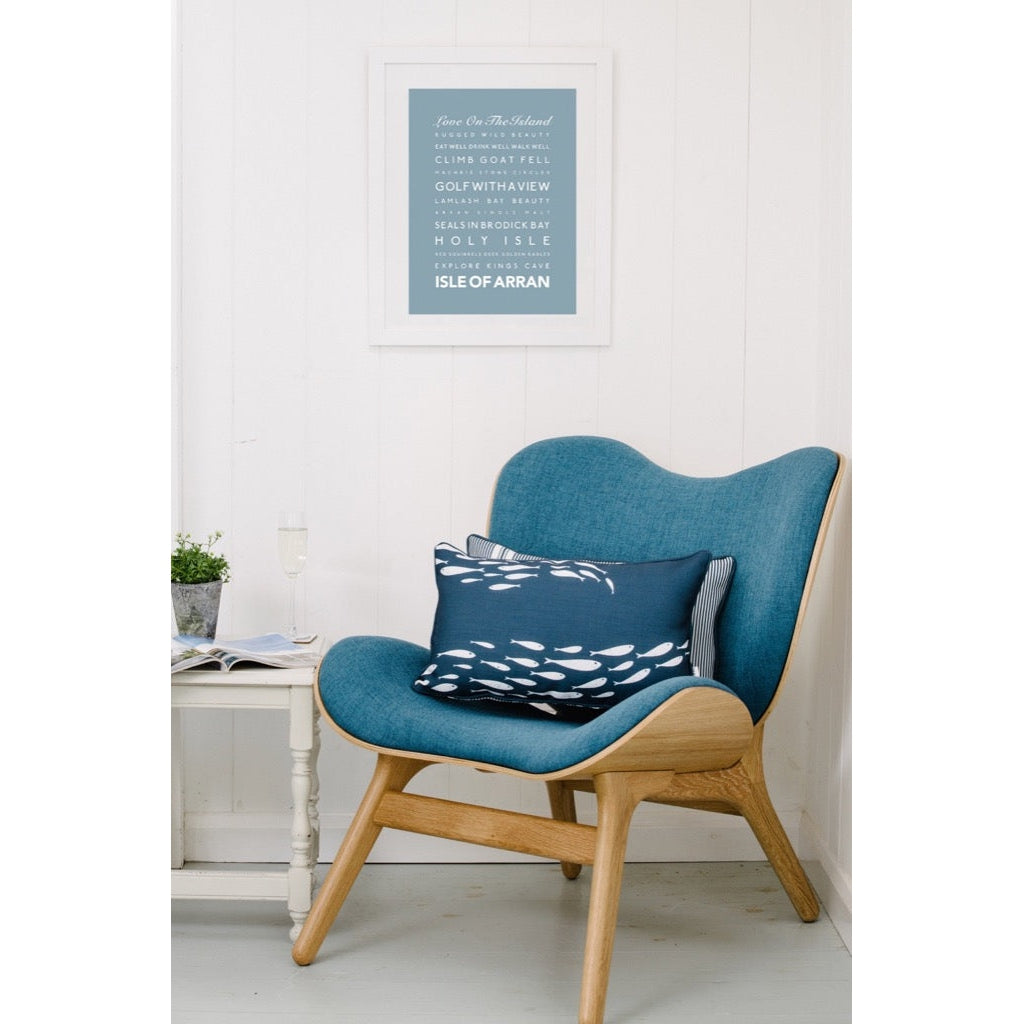 Isle of Arran Typographic Print-SeaKisses