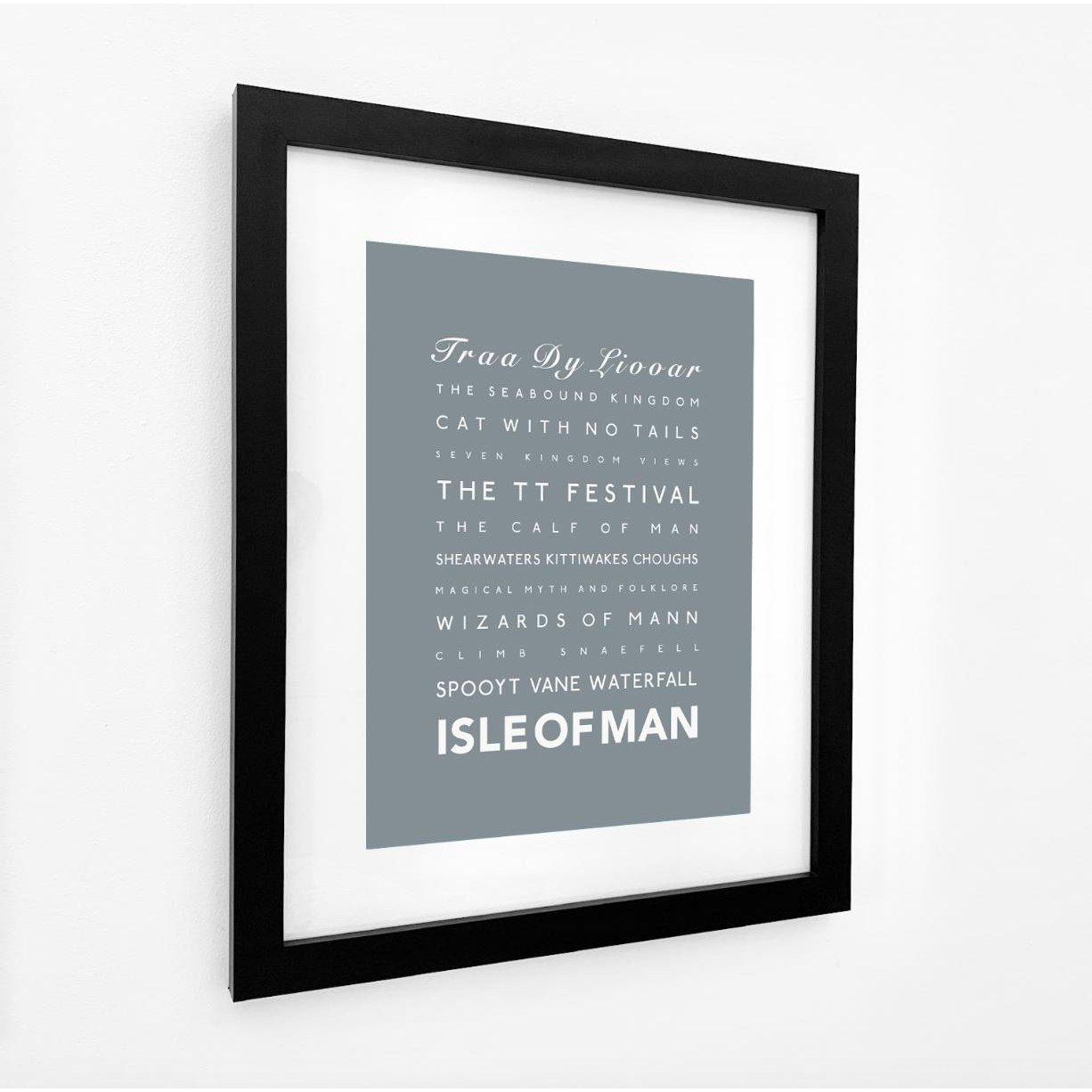 Isle of Man Typographic Print-SeaKisses