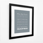 Isle of Man Typographic Print-SeaKisses