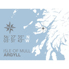 Isle of Mull Coastal Map Print-SeaKisses