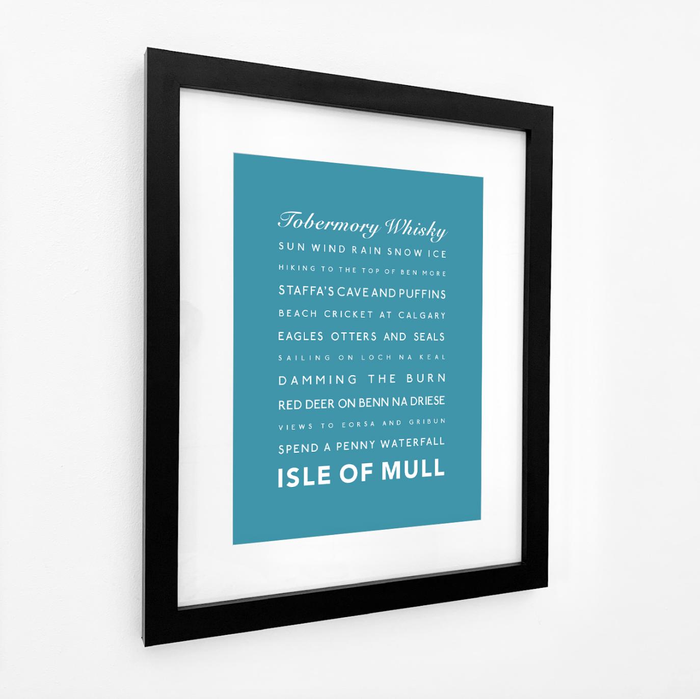 Isle of Mull Typographic Print-SeaKisses