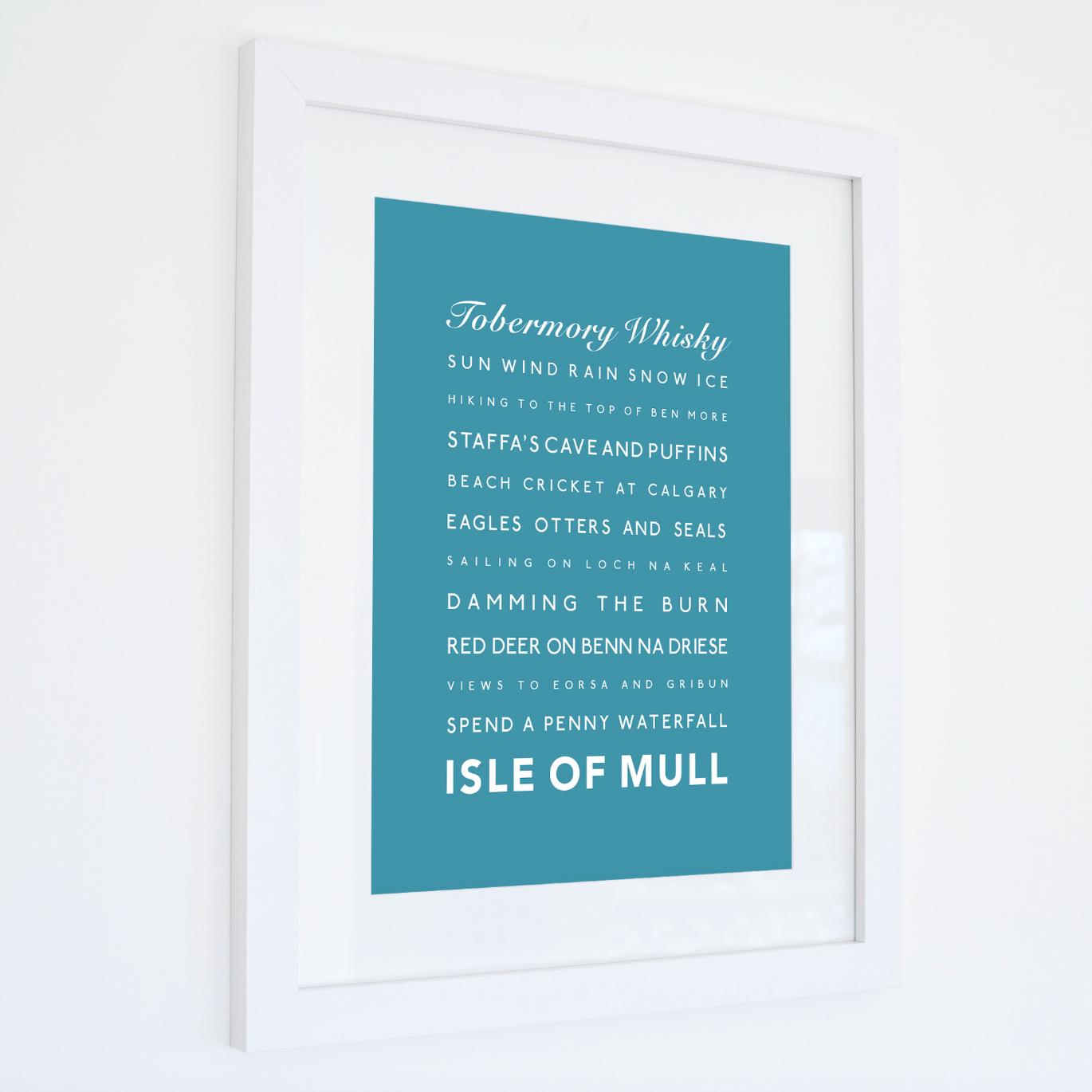 Isle of Mull Typographic Print-SeaKisses