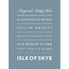 Isle of Skye Typographic Print-SeaKisses