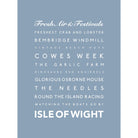 Isle of Wight Typographic Print-SeaKisses