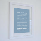 Isle of Wight Typographic Print-SeaKisses