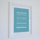 Isles of Scilly Typographic Print-SeaKisses