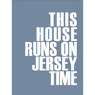 Jersey Time Typographic Print-SeaKisses