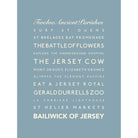 Jersey Typographic Print-SeaKisses