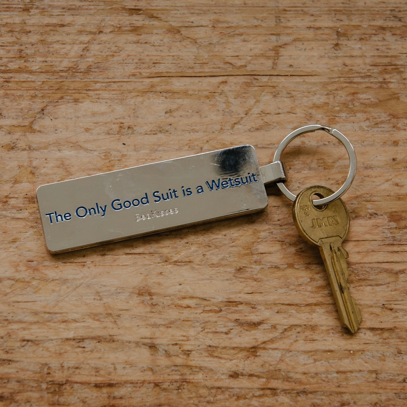 Key Ring - The Only Good Suit is a Wetsuit-SeaKisses