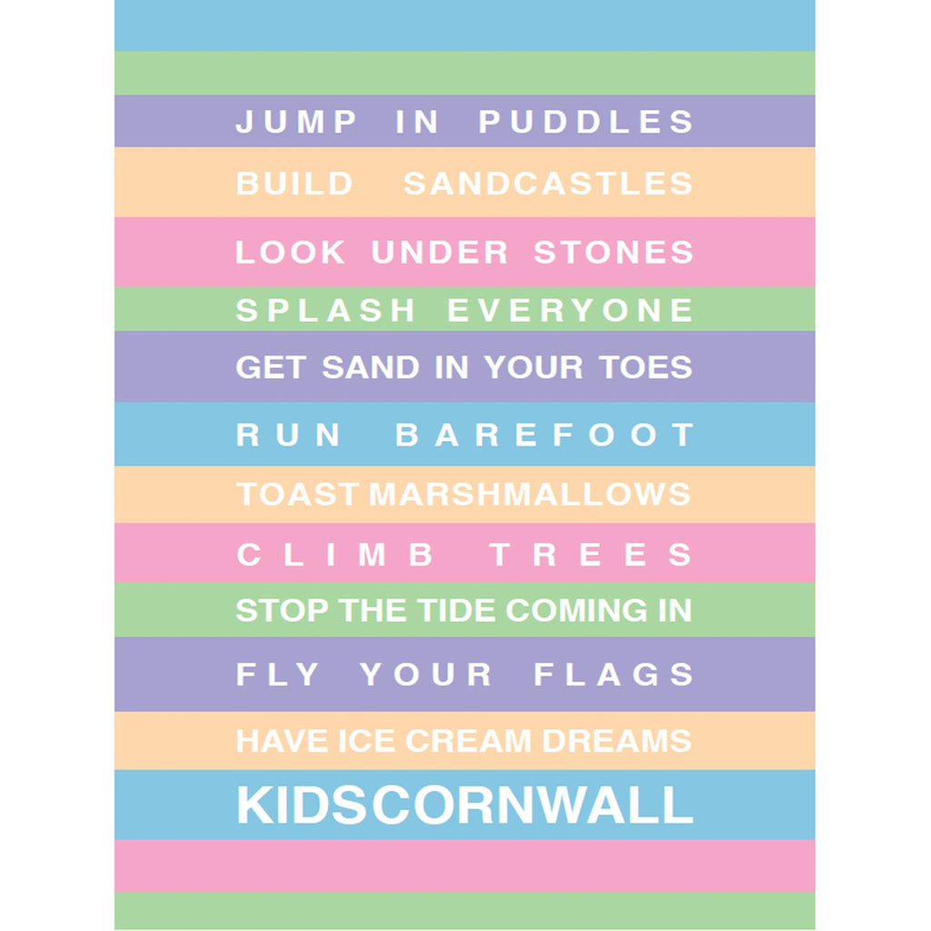 Kids Cornwall Print /Poster-SeaKisses