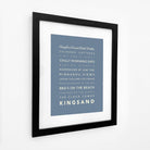 Kingsand Typographic Print-SeaKisses