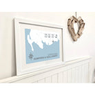 Kippford Coastal Map Print-SeaKisses