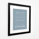 Kippford Typographic Print-SeaKisses