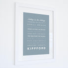 Kippford Typographic Print-SeaKisses