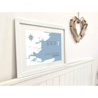 Leigh-on-Sea Coastal Map Print-SeaKisses