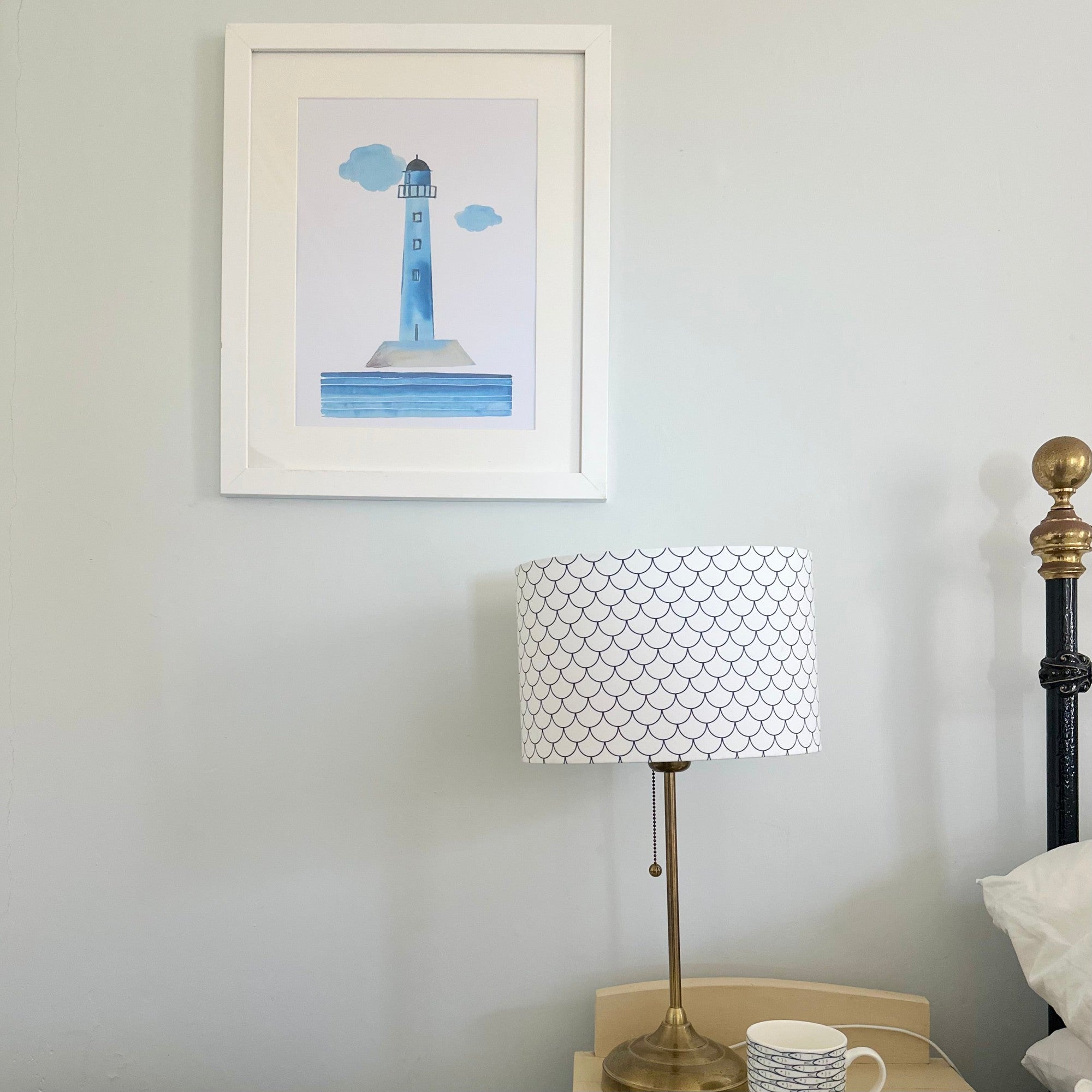 Lighthouse Watercolour Print-SeaKisses