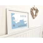 Little Haven Coastal Map Print-SeaKisses