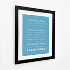 Llandudno Typographic Print-SeaKisses