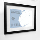 Llwyngwril Map Coastal Map Print-SeaKisses