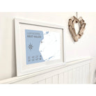 Llwyngwril Map Coastal Map Print-SeaKisses