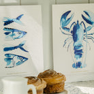 Lobster Watercolour Print-SeaKisses