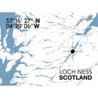 Loch Ness Landmark Map-SeaKisses