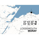 Lossiemouth Landmark Map-SeaKisses