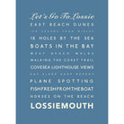 Lossiemouth Typographic Print-SeaKisses