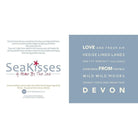 Love From Devon Greeting Card-SeaKisses