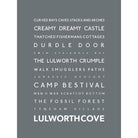 Lulworth Cove Typographic Print-SeaKisses