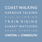 Lynton & Lynmouth - Greeting Card-SeaKisses