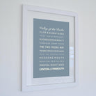 Lynton & Lynmouth Typographic Print-SeaKisses