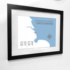 Mablethorpe Coastal Map Print-SeaKisses