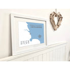 Mablethorpe Coastal Map Print-SeaKisses