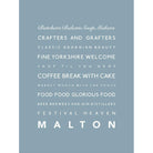 Malton Typographic Print-SeaKisses