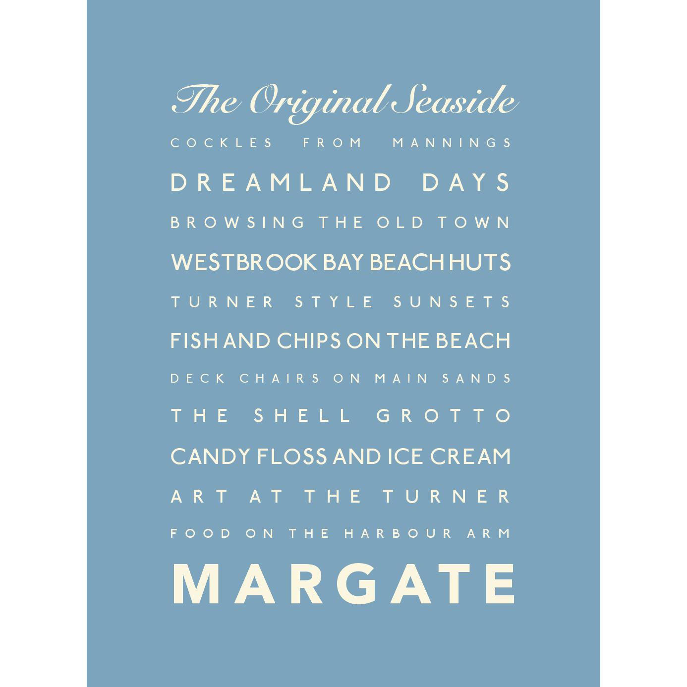 Margate Typographic Print-SeaKisses