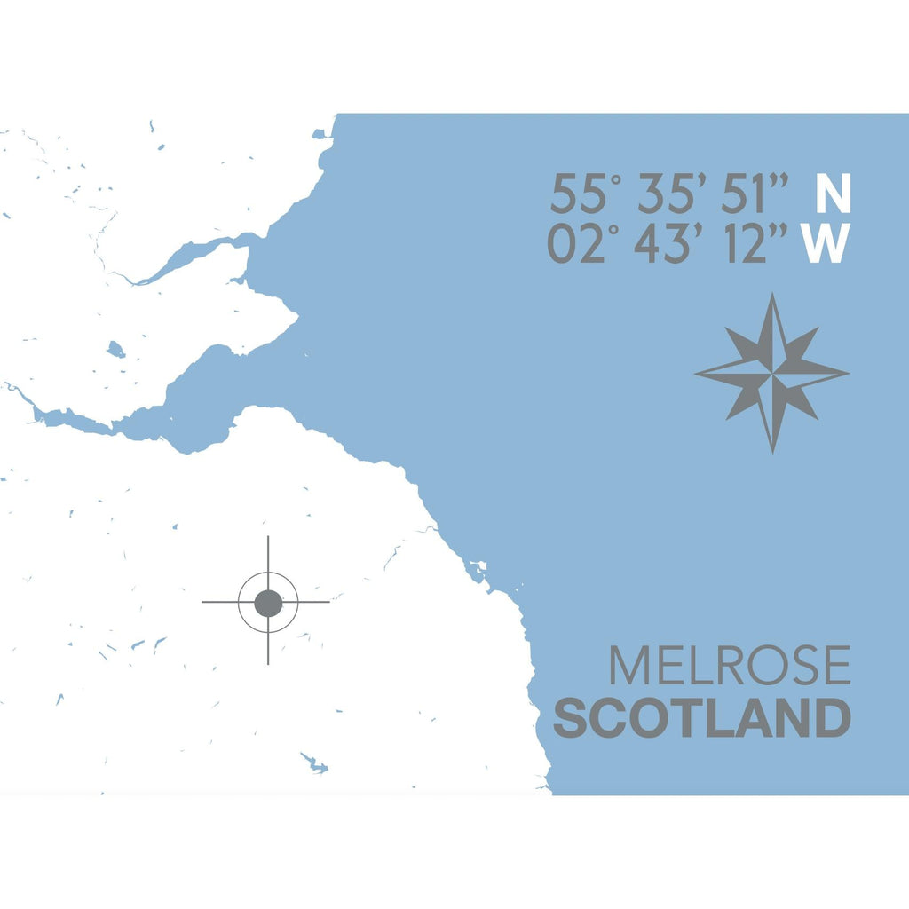 Melrose Coastal Map Print-SeaKisses