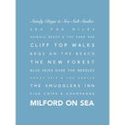 Milford-on-Sea Typographic Print-SeaKisses
