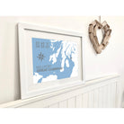 Millport Coastal Map Print-SeaKisses