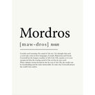 Mordros Definition Typographic-SeaKisses